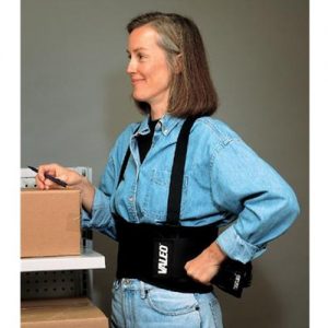 Valeo VES Elastic Back Belt with Detachable Suspenders