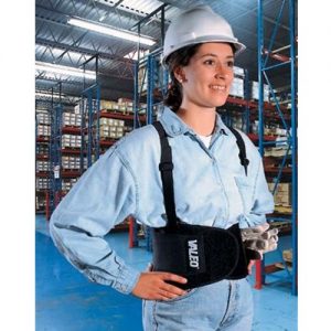 Valeo Heavy-Duty Elastic Back Support Belt With Detachable Suspenders