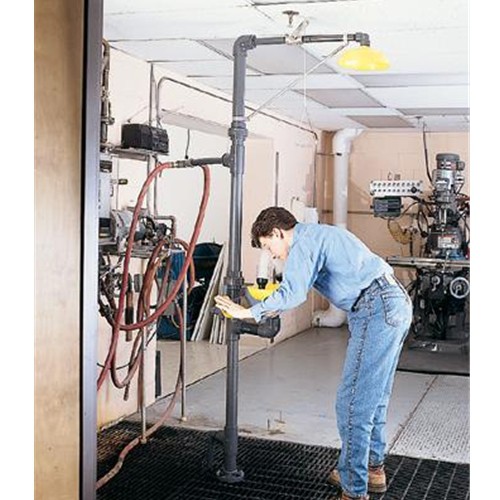 Bradley Corrosion Resistant Shower & Eye/Face Wash : Bradley Corrosion Resistant Stainless Steel Shower & Eye/Face Wash