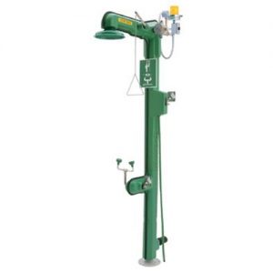 Haws Freeze-Resistant Top Supply Heat Trace Combination Shower Eyewash