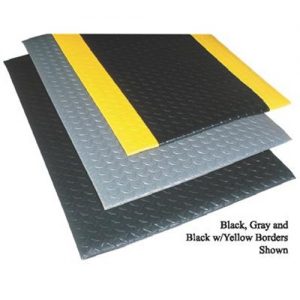 Superior Notrax Diamond Sof-Tred Dry Area Anti-Fatigue Floor Mat : 3' X 6' Black 1/2" Thick