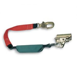 MSA Rope Grab with 3' Dyna-Brake Shock Absorbing Lanyard