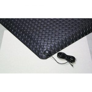 Superior Notrax Diamond Stat Anti-Static Floor Mat : 3' X 5' Black 9/16" Thick