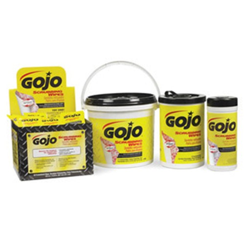 GOJO Heavy Duty Scrubbing Wipes : 72 Wipes per Canister