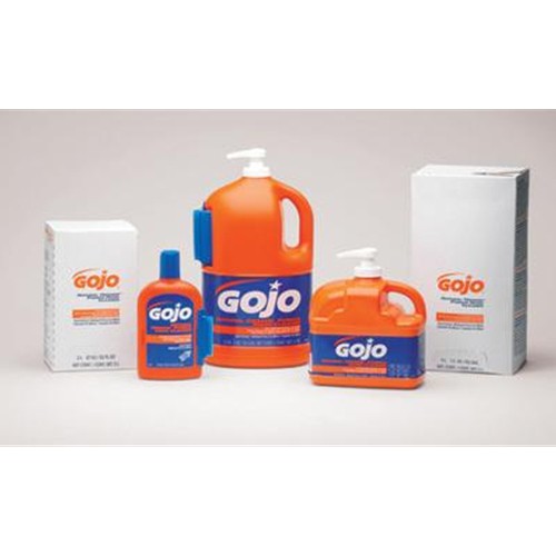 GOJO Orange Smooth Lotion Hand Cleaner : 1/2 gallon low profile with pump dispenser