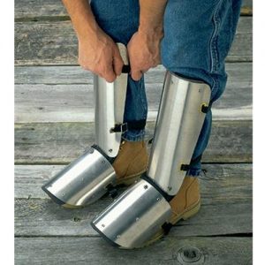 Ellwood Safety Appliance 20 inch Aluminum Shin-Instep Guard