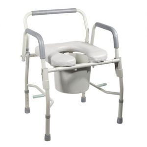 Drive Padded Drop Arm Commode