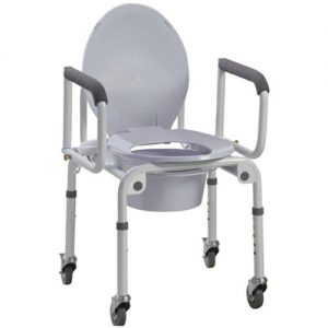 Drive Wheeled Drop Arm Commode
