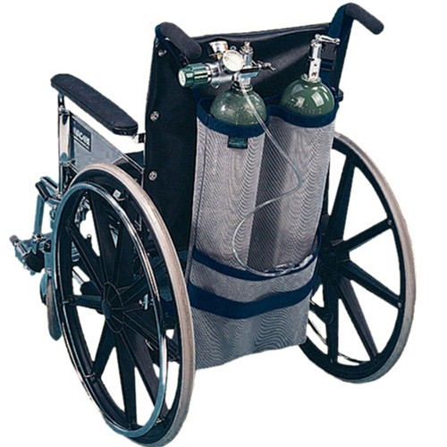 EZ Access Wheelchair Oxygen Tank Holder : Wheelchair Oxygen Tank Holder - Single Tank