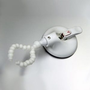 2 Finger Suction Cup Holder for Shower : Swivel