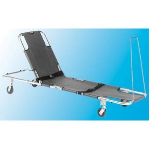 Wheeled Stretcher with Adjustable Back