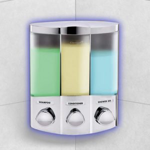 Trio Dispenser : Chrome/Chrome Buttons