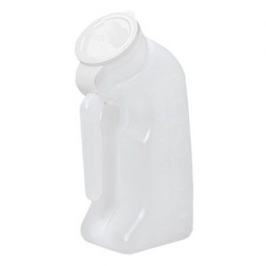 Plastic Male Urinal with Lid