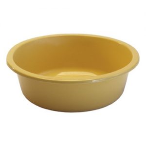 Round Plastic Wash Basin : Each