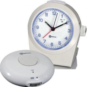 Amplicom TCL 100 Analog Alarm Clock with Bed Shaker