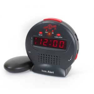 Sonic Bomb Jr Alarm Clock with Bed Shaker