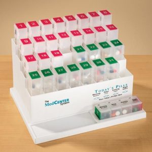 MedCenter 31 Day Pill Organizer