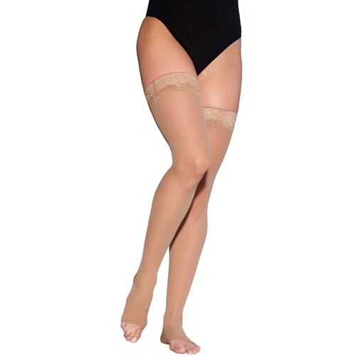 Sigvaris EverSheer Womens OT Thigh-High 30-40mmHg