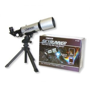 Carson SkyRunner Short Tube Wide Angle Refractor Telescope