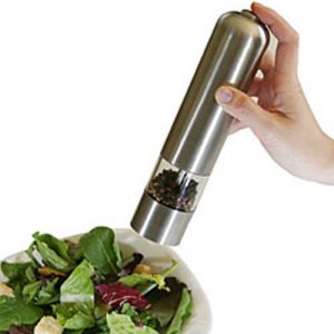 iTouchless Electric Salt and Pepper Grinders - 2 Pack