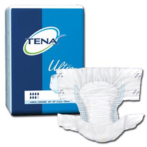TENA Ultra Incontinence Briefs : Beige X-Large - Pack of 15