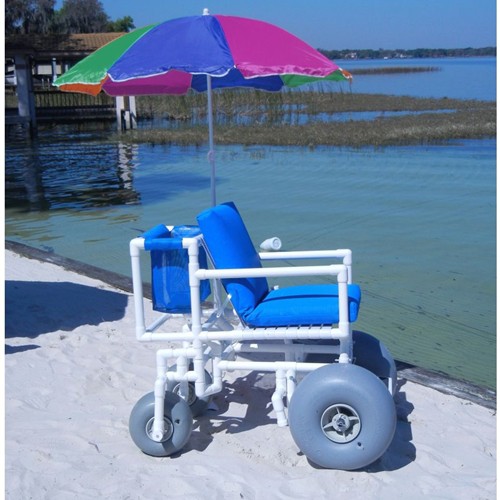 Aqua Creek Beach Access Wheel Chair : 4 Large Tires