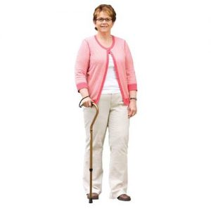 Carex Adjustable Offset Handle Cane