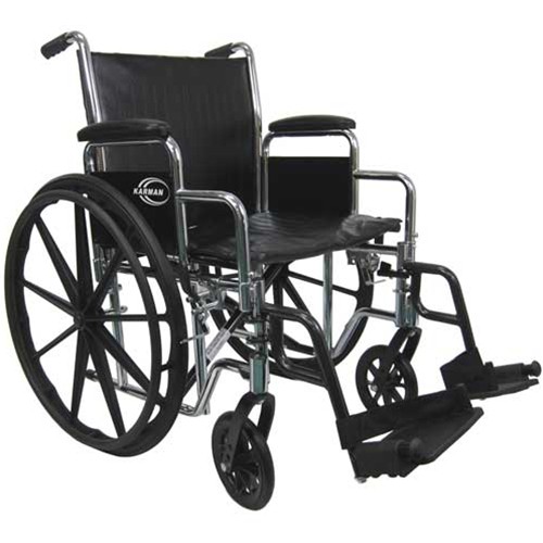 Karman Healthcare Heavy-Duty Wheelchair : Deluxe KN-922W w/22" Seat