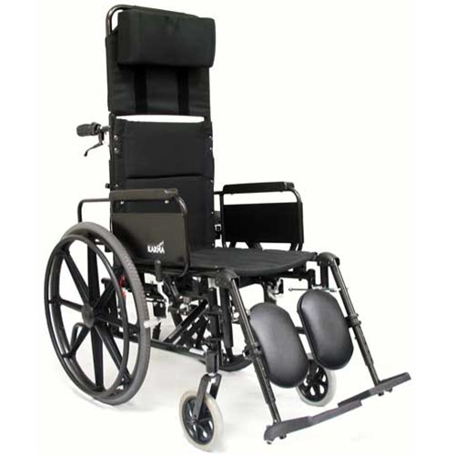 Karman Ultra Light Reclining Wheelchair : KM-5000F20 w/20" Wide Seat