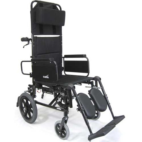 Karman Ultra Light Reclining Transport Chair : 18 X 18" Seat