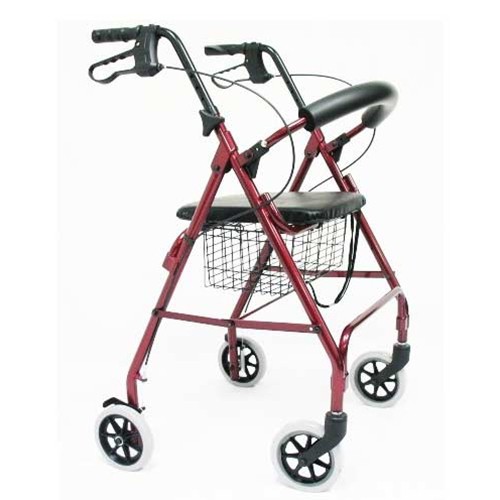 Karman R-4600 4 Wheel Walker with Brakes
