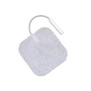 10S Premium Electrodes with TYCO Gel by Acclaim Brands : 2" x 4" Oval White Foam 4-Pack Box of 10 (40 Total)