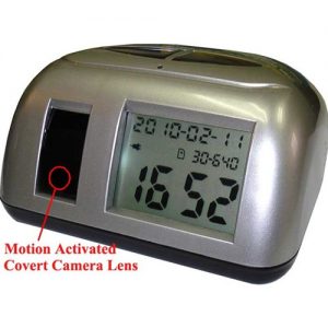 The Secuvox Digital Motion Activated Hidden Camcorder Clock