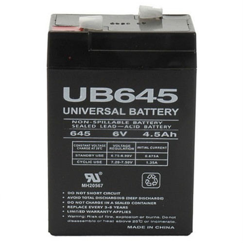 UB645 SLA Battery 6V/4.5Ah