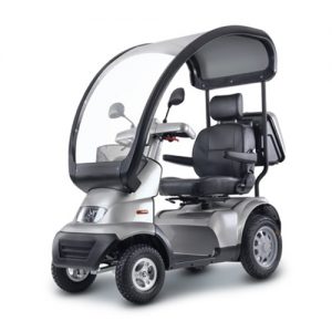 Afikim Afiscooter S 4-Wheel Scooter : Single Seat w/ 2 Batteries