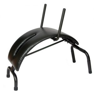 Health Mark Deluxe Backwave Traction Bench - Black/Silver