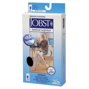 Jobst Opaque 15-20 mmHg Thigh High Open Toe w/ DOT Band