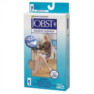 Jobst Opaque 20-30 mmHg Thigh High Closed Toe w/ DOT Band