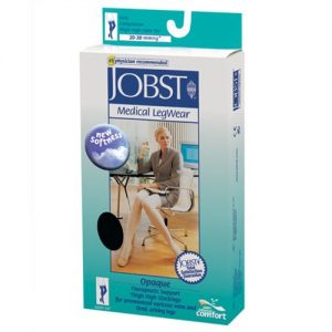 Jobst Opaque 20-30 mmHg Thigh High Open Toe w/ DOT Band