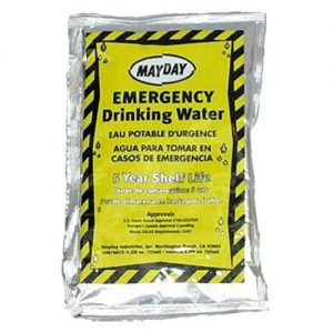 Mayday Pouch Water : Box of 200 Pouches