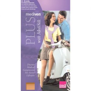Mediven Plus 30-40 mmHg Petite Thigh High OT w/Silicone Band