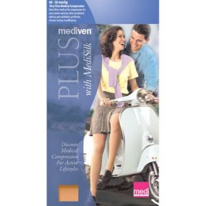 Mediven Plus 40-50 mmHg Petite Thigh High OT w/Silicone Band