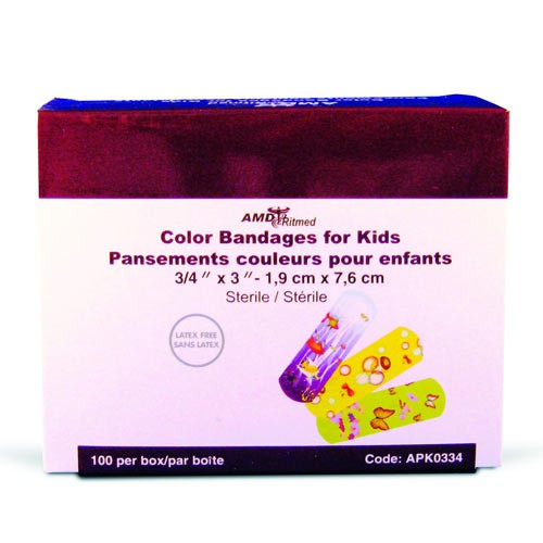 AMD-Ritmed Assorted Color Bandages for Kids