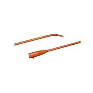 Bardia Coude Tip Red Rubber Urethral Catheter : Each-12 Fr