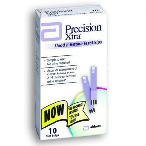 Precision Xtra Ketone Test Strips : Box of 10