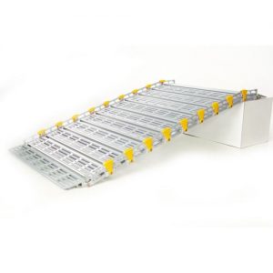 Light Weight Roll-A-Ramp w/ Built In Safety Rails : 8 ft x 36 inch