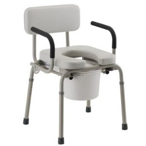Nova Padded Drop-Arm Commode