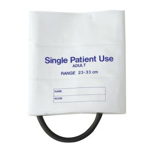 MABIS Single-Patient Use Blood Pressure Cuff : Two Tube Large Adult