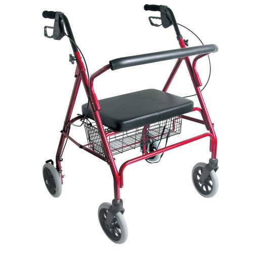 DMI Extra-Wide Heavy-Duty Steel Bariatric Rollator