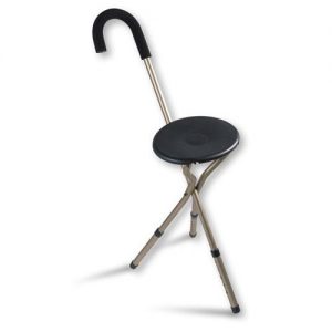 Nova Adjustable Folding Seat Cane